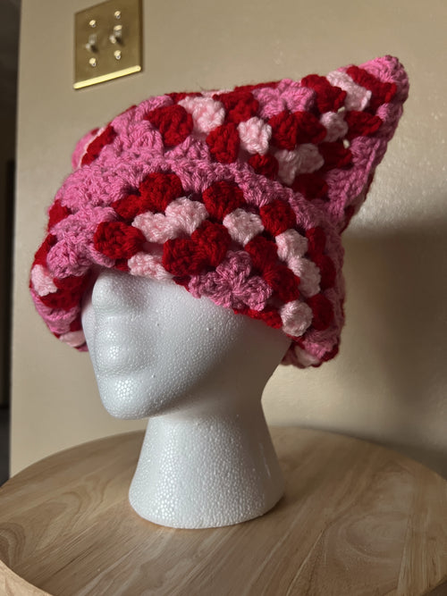 Granny Square Cat Beanies